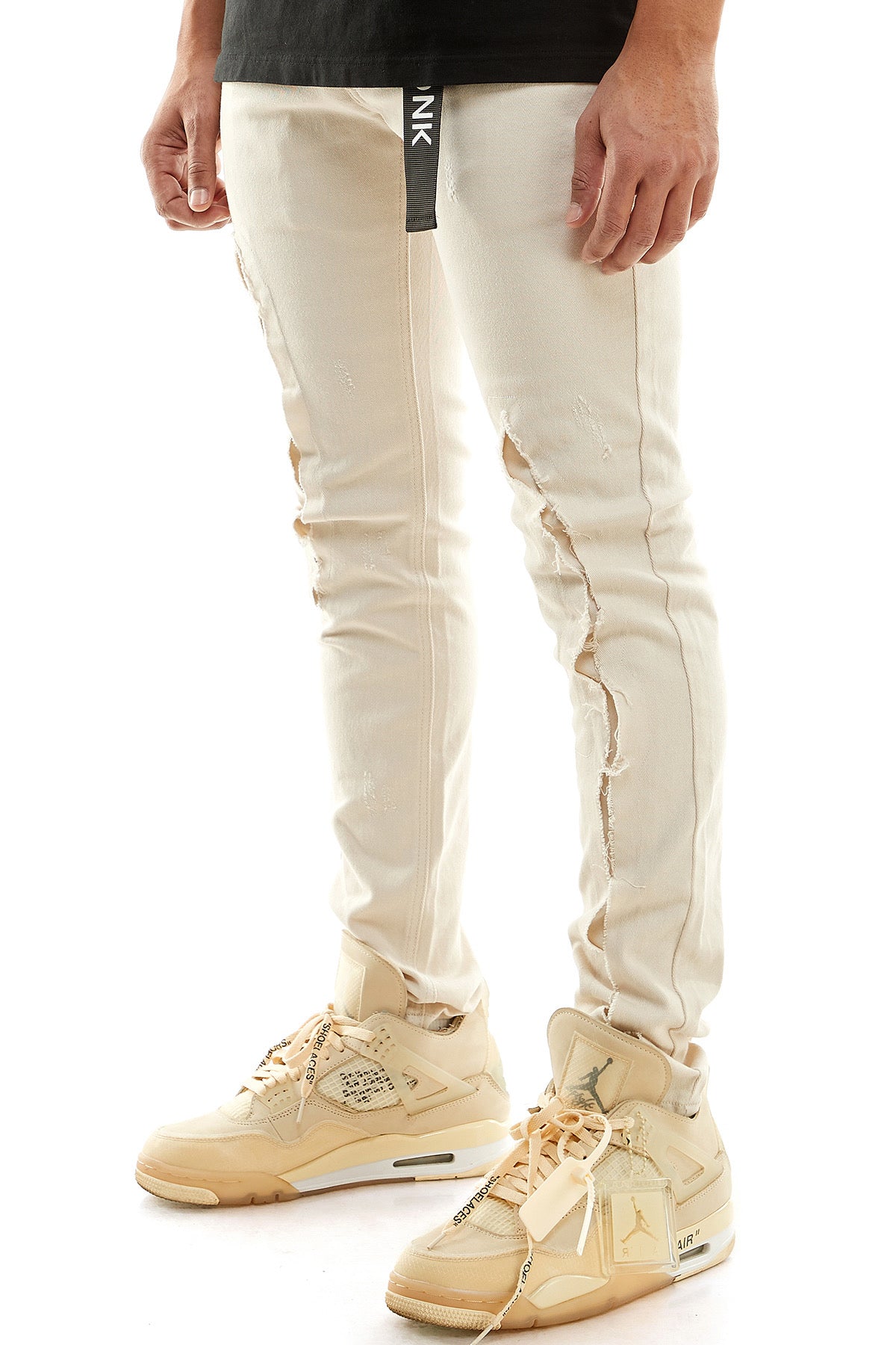 Cream skinnies