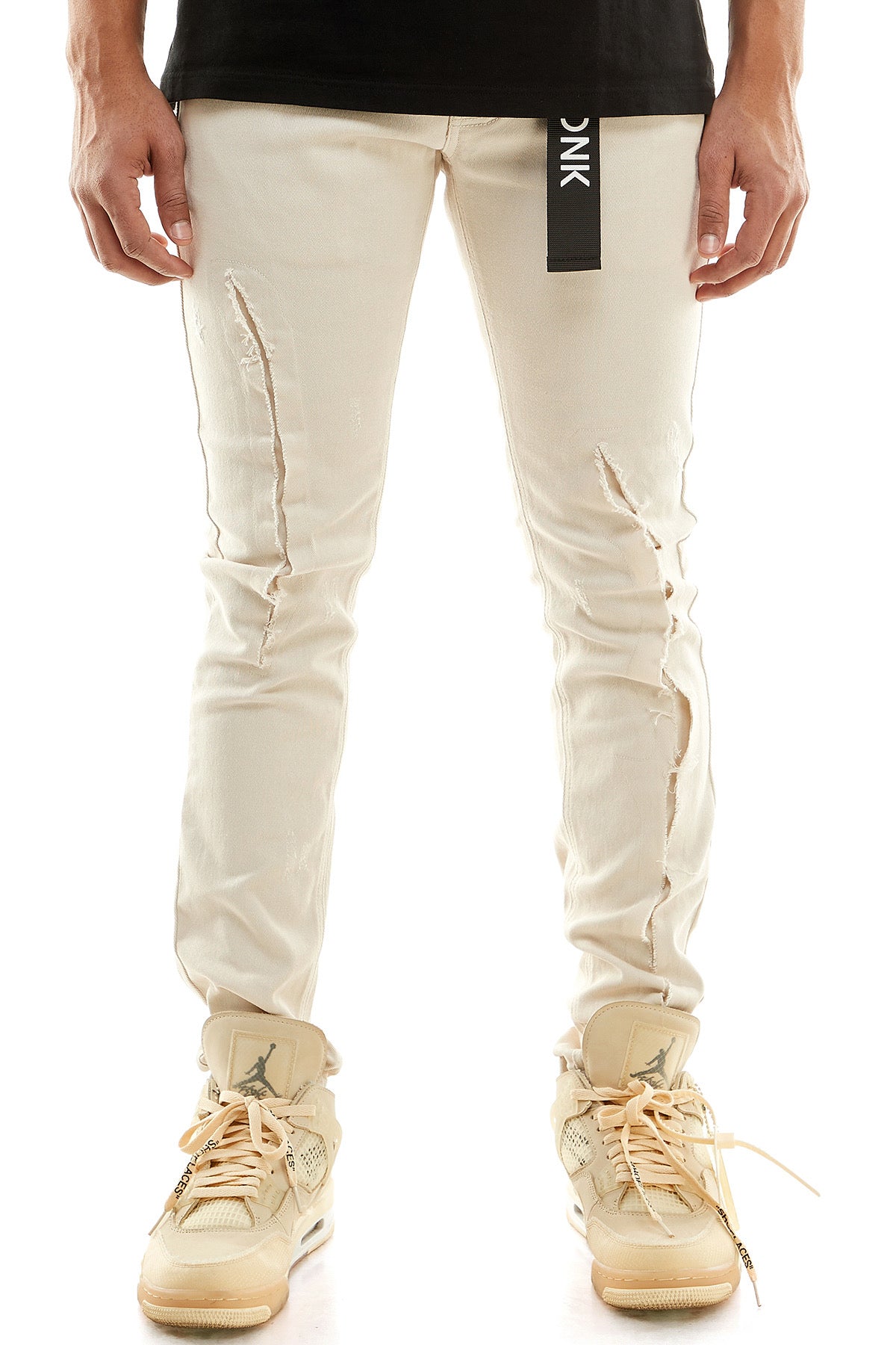 Cream skinnies